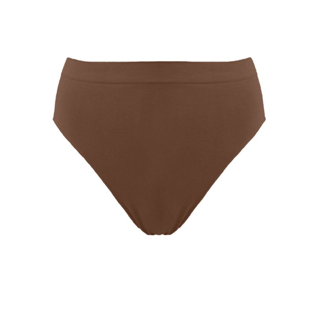 Silky Girls Dance Seamless High Cut Brief (1 Garment) / Dark Nude